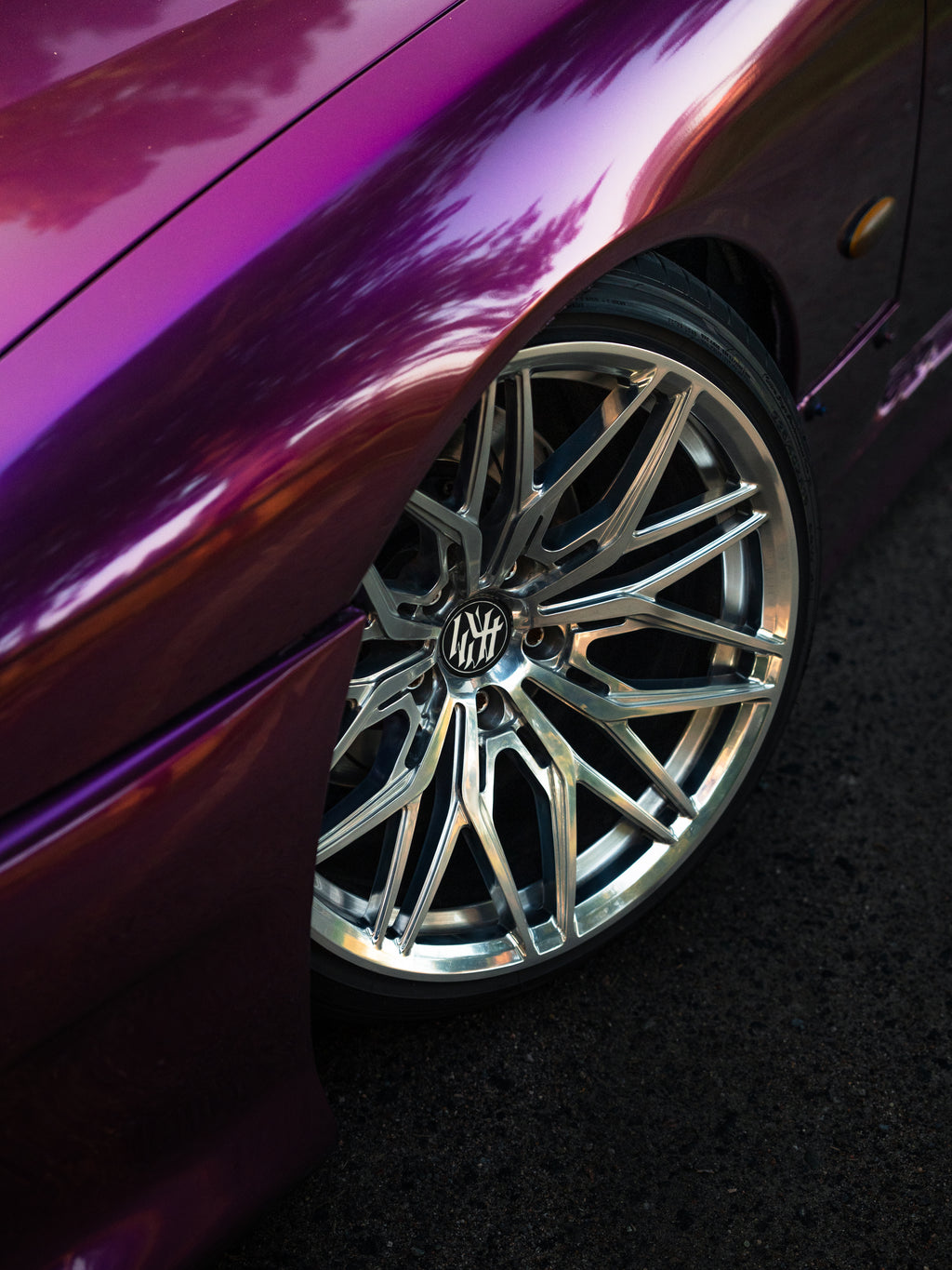 Finish custom designed 1-pc Forged Wheel set