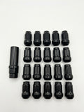 Lukkomutteri sarja musta M12x1.25