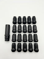 Lukkomutteri sarja musta M12x1.25