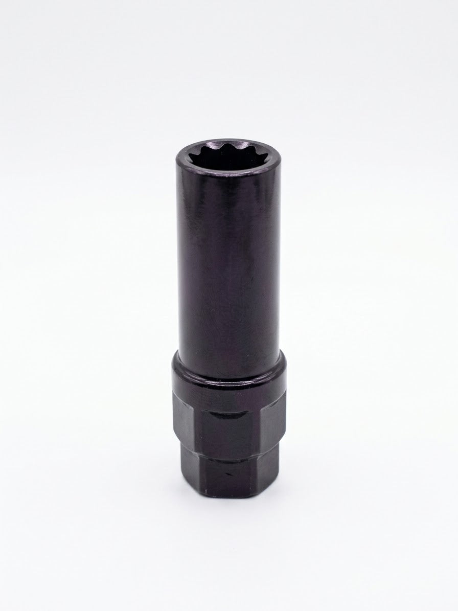 Lukkomutteri sarja musta M12x1.25